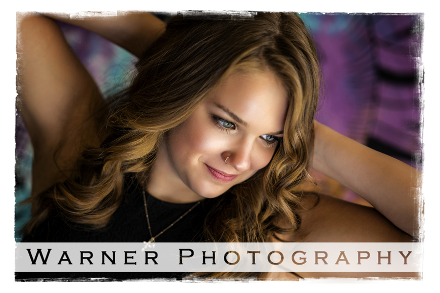 A studio portrait of Beaverton High School senior Abby