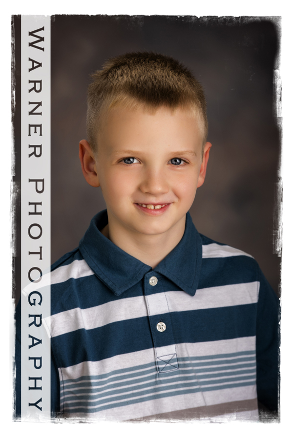 Studio portrait of Jace for his Back to School session