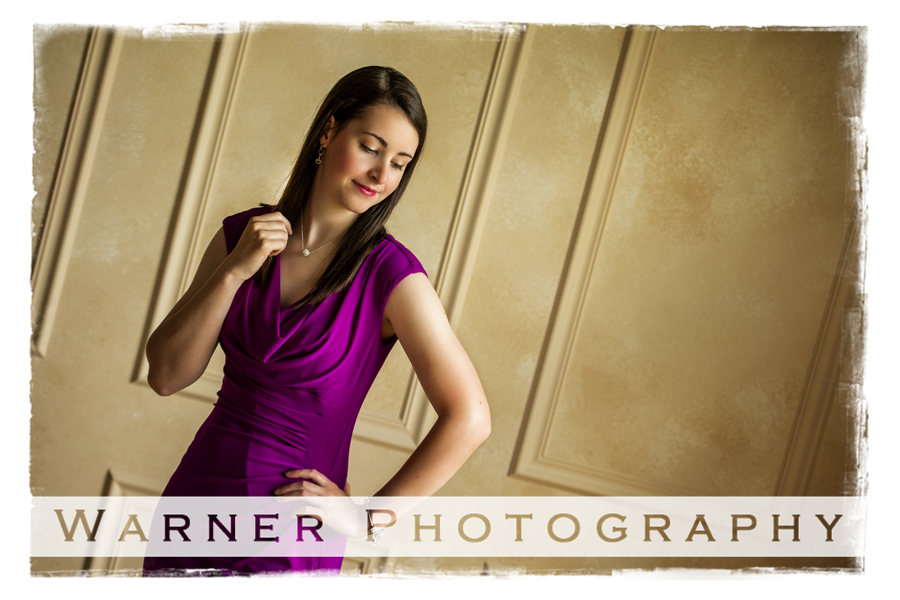 studio portrait of Midland high School senior Abagail