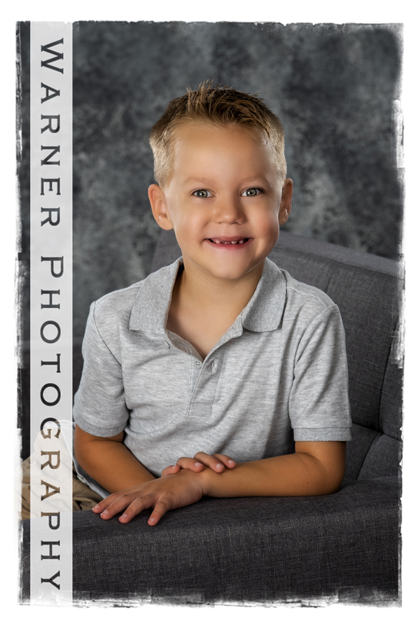 Studio portrait of Lennix for his Back to School session