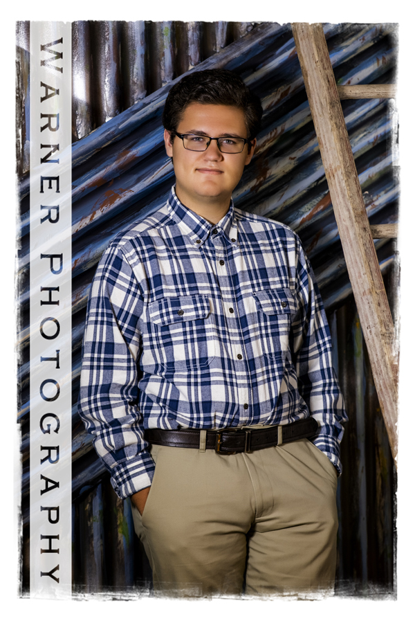 a studio portrait of Hadrin for his Back to School session
