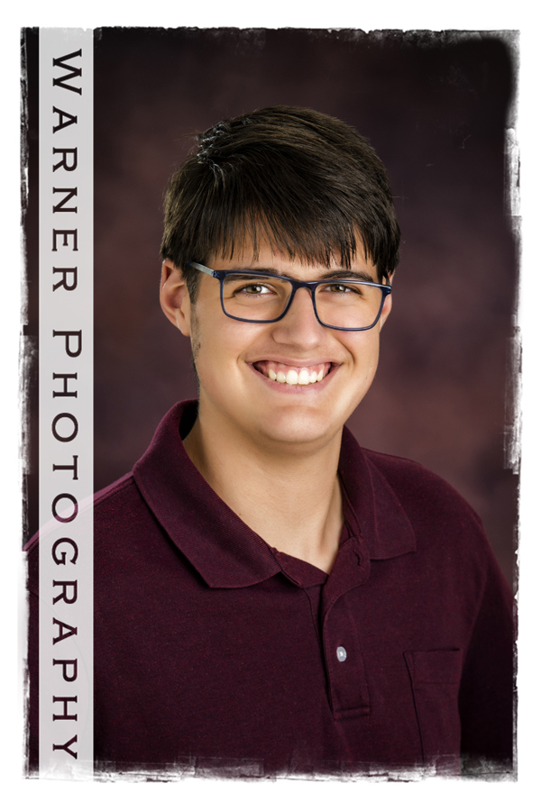 a studio portrait of Will for his Back to School session