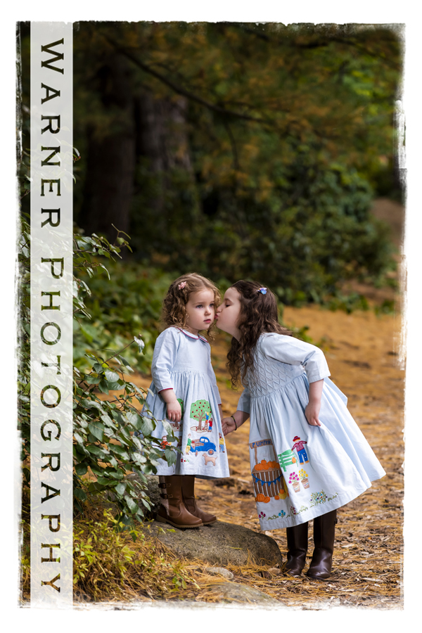 An on location portrait of the Constatinon family at Dow Gardens by Warner Photography