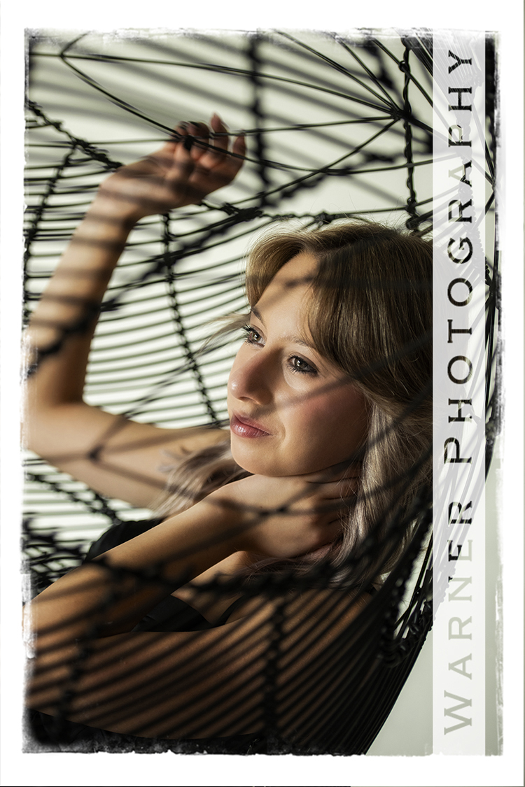 A studio portrait of Midland High School senior Malia at the Warner Photography Studio